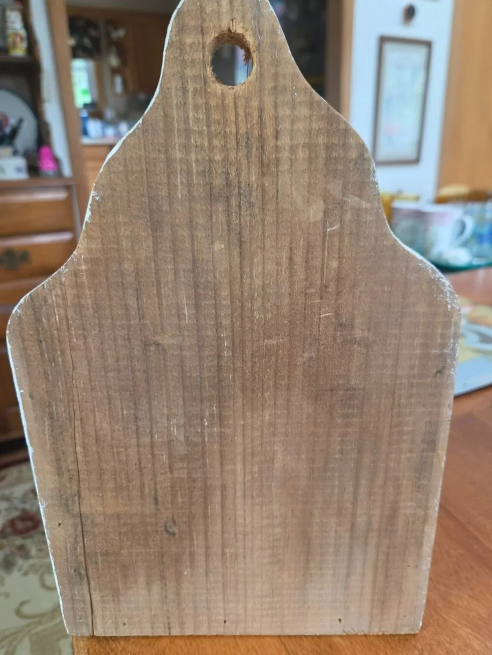 vintage wood salt box distressed look can be redone